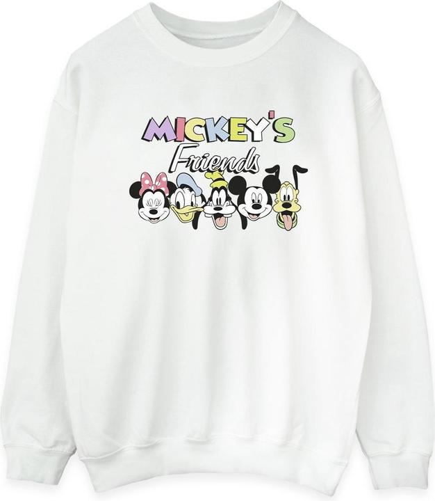 Disney Mickey Mouse And Friends Faces Sweatshirt (XL)