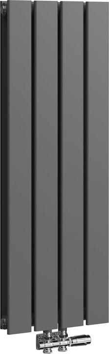 Image du produit Emke Radiateur à Eau Chaude, Radiateur Plat Connexion Centrale, Anthracite 90x30cm 446W Double Couch (446 W)