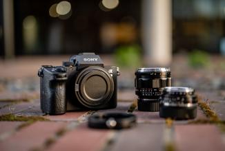 Actual product image Techartpro AF-Adapter Leica M - Sony E-Mount, V2