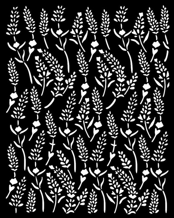 Produktbild Stamperia Schablone "Lavender", 20 x 25 cm