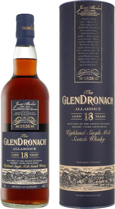 Glendronach 18 Years Allardice (Single Malt, Scotch whisky, 1 x 70 cl)