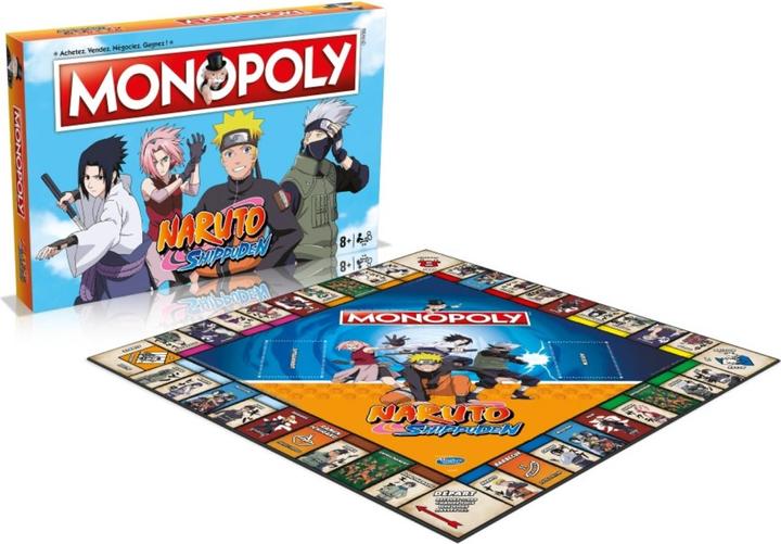 Actual product image Monopoly Naruto Shippuden (French)