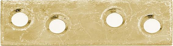 Actual product image GAH Flat connector Length 50 mm Width 14 mm Thickness 1.75 mm Steel sendzimir galvanised Number of (Flat connectors, 100 pcs.)