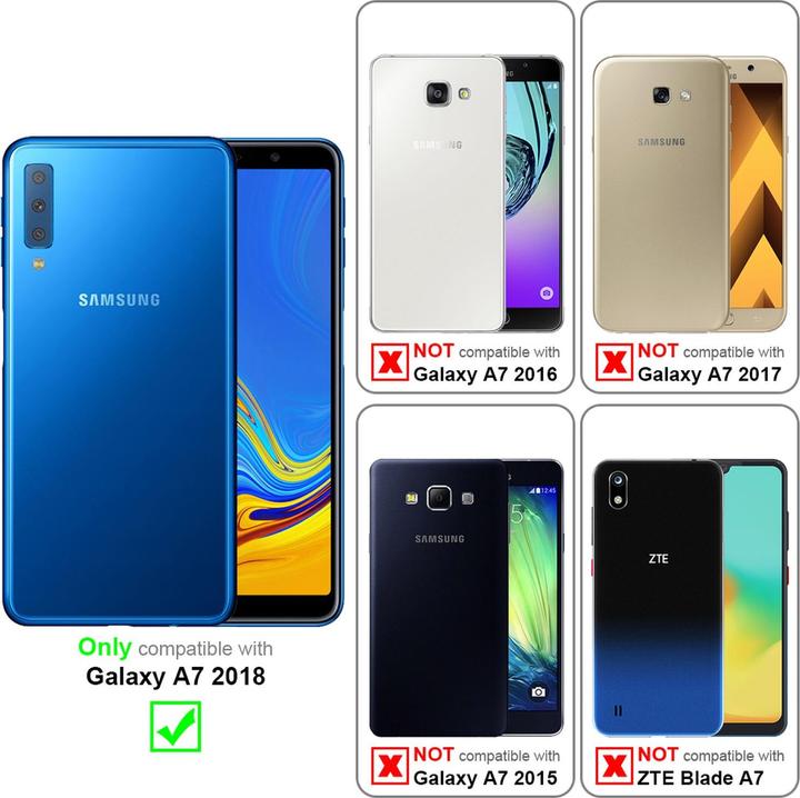 Actual product image Cadorabo TPU Candy Cover (Samsung Galaxy A7 (2018))