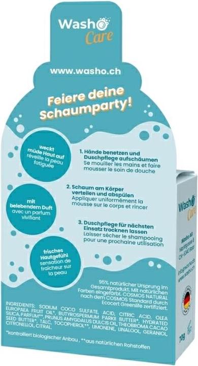Produktbild Washo Festes Shampoo Feuchtigkeit (200 ml, Festes Shampoo)