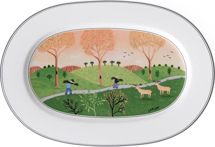 Platte oval Design Naif