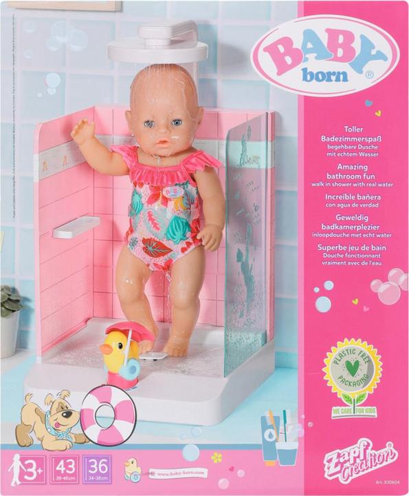Actual product image Baby Born Bath Walk In Shower