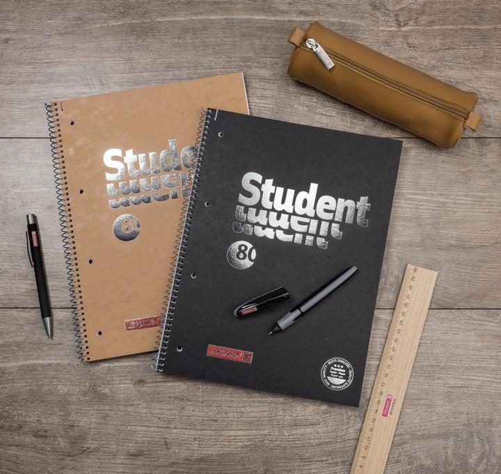 Produktbild Collegeblock Premium Fact A4, Liniert, Braun (A4, Blanko)