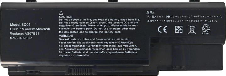 Immagine prodotto AccuCell Batteria adatta per ACER Aspire serie 5310, serie 6530, Li-Ion, 11.1V, 4400mAh, 48.8Wh, nero (4400 mAh)