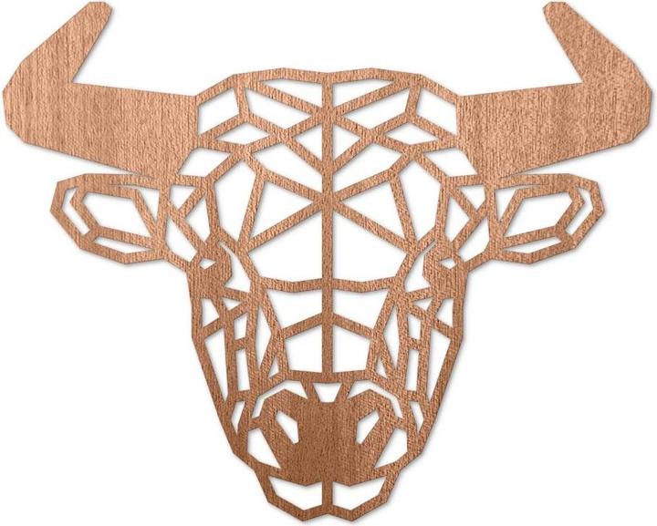 Image du produit Trenddeko Taureau en origami (30 x 24 cm)