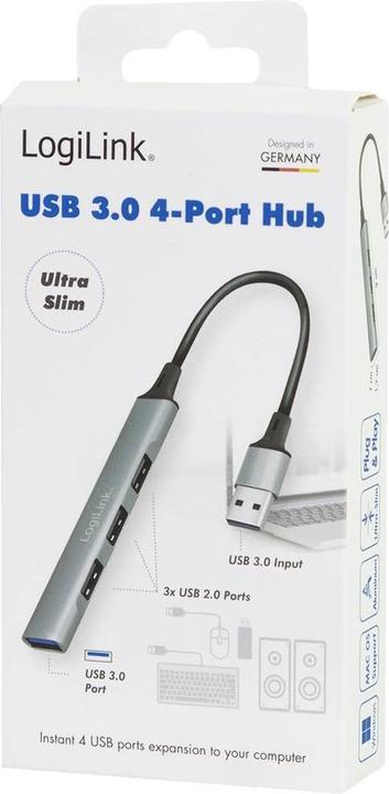 Immagine prodotto LogiLink UA0391 (USB-A, 4 Porti)