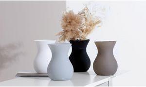 Actual product image Ritzenhoff & Breker ANNALENA" flower vase, brown matt (1 x, 12 x 12 x 18 cm)