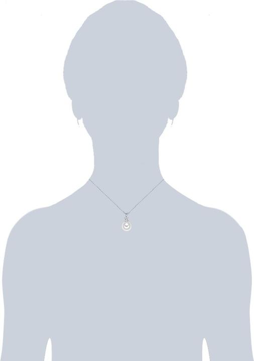 Image du produit Lulu & Jane Argent sterling zirconium perle de coquille argent - 33446 (Argent Sterling)