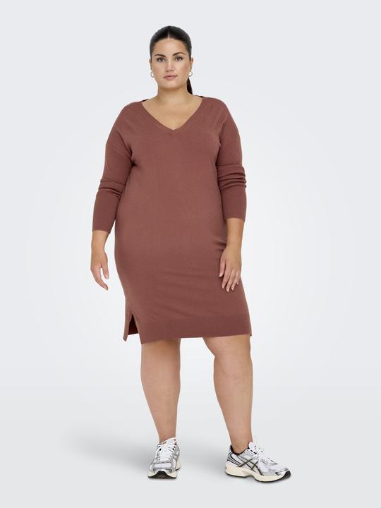 Actual product image Only Curvy V-neck Knit Dress (M)