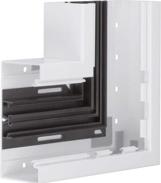 Image du produit Hager TEH R88657035 Canal BR, équerre plate 170x83mm, côté 250mm, gris clair (8.50 cm)