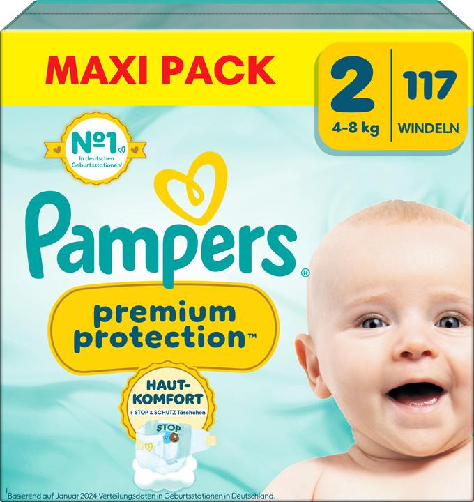Image du produit Pampers Protection premium (Taille 2, Pack mensuel, 117 pièce(s))