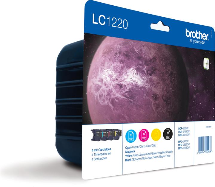Produktbild Brother LC-1220VALBP Value Pack (M, BK, Y, C)