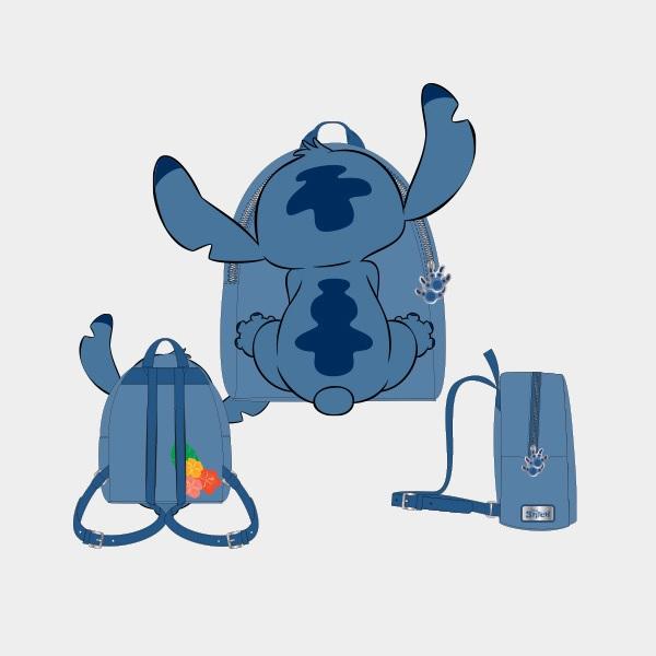 Produktbild Difuzed Lilo & Stitch Rucksack Mini Stitch Back