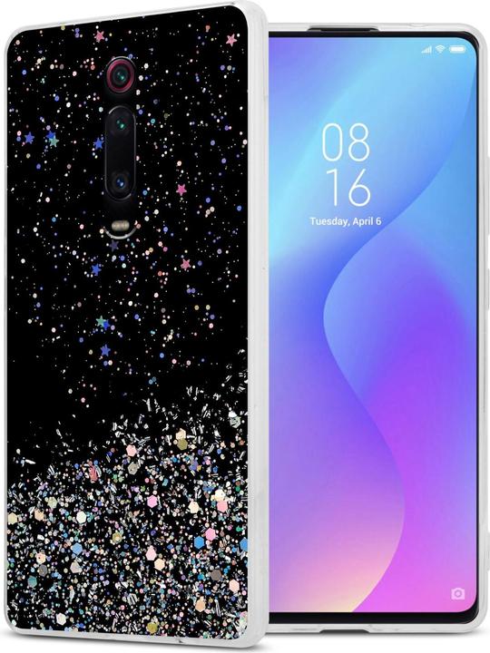Immagine prodotto Cadorabo Custodia in TPU con glitter per Xiaomi Mi 9T / Mi 9T PRO / RedMi K20 / RedMi K20 PRO (Xiaomi Redmi K20 Pro, Xiaomi Redmi K20, Mi 9T Pro)