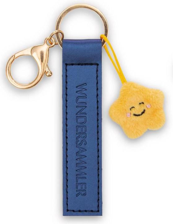 Image du produit Magni NICI Schlüsselanhänger Wundersammler Kunstlederband mit Stern blau 10cm