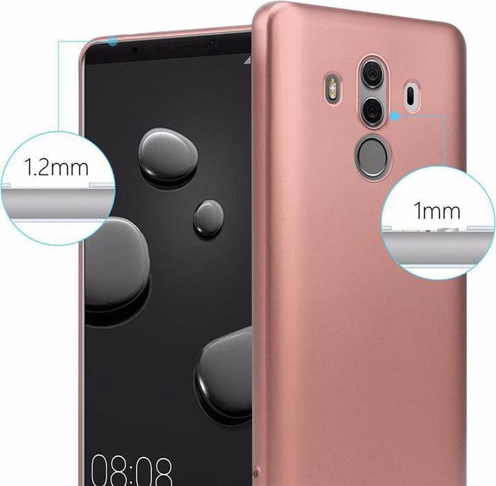 Image du produit Cadorabo Couverture métallique mate TPU (Mate 10 Pro)