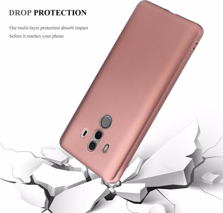 Image du produit Cadorabo Couverture métallique mate TPU (Mate 10 Pro)