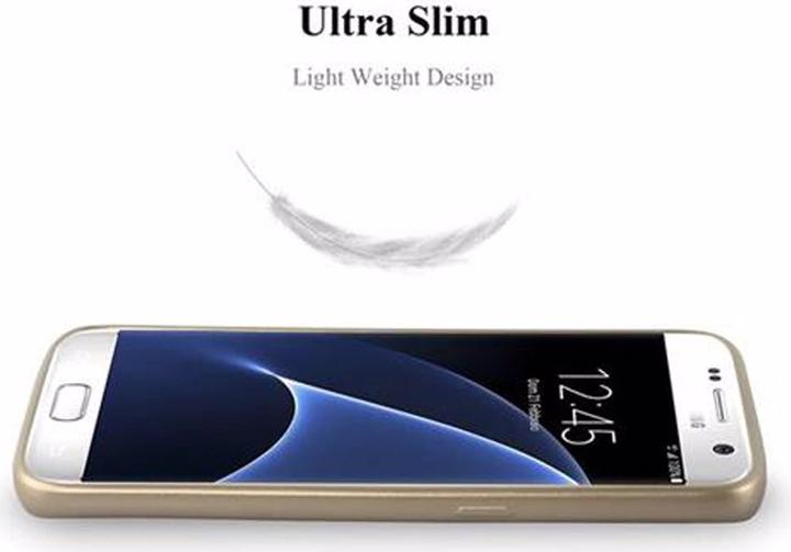 Actual product image Cadorabo TPU Matt Metallic Cover (Samsung Galaxy S7)