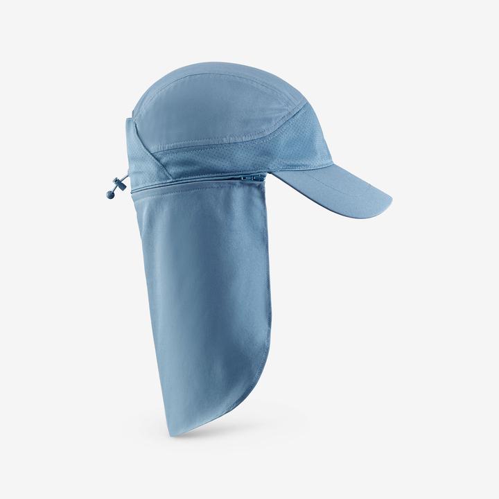 Produktbild Quechua Long-neck hiking cap, 7-15 years, MH900 - Blue (One Size)