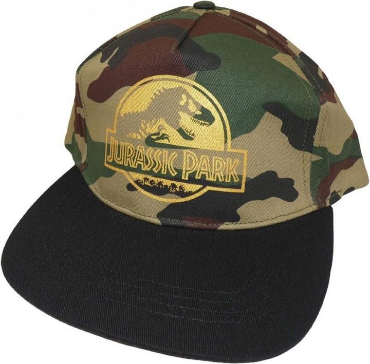 Image du produit Jurassic Park Couleurs camouflage Logo Snapback Casquette Coton Polyester (Taille unique)