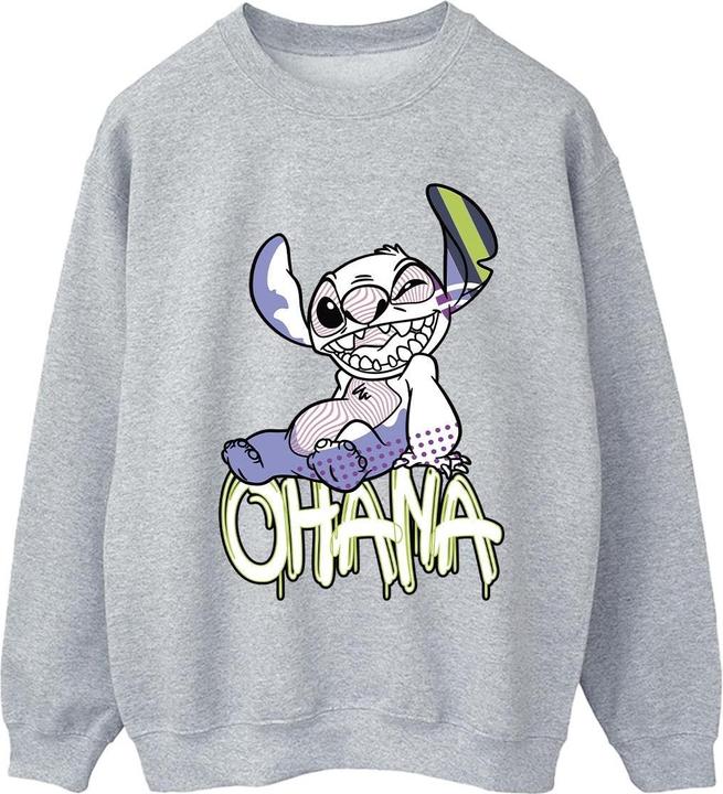 Produktbild Disney Lilo And Stitch Ohana Graffiti Sweatshirt (L)
