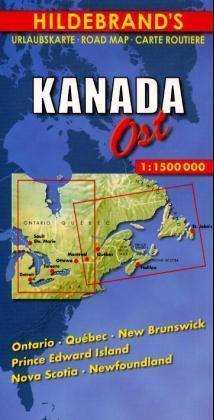 Canada ( Canada) East 1 : 1 500 000 / Hildebrand's vacation map