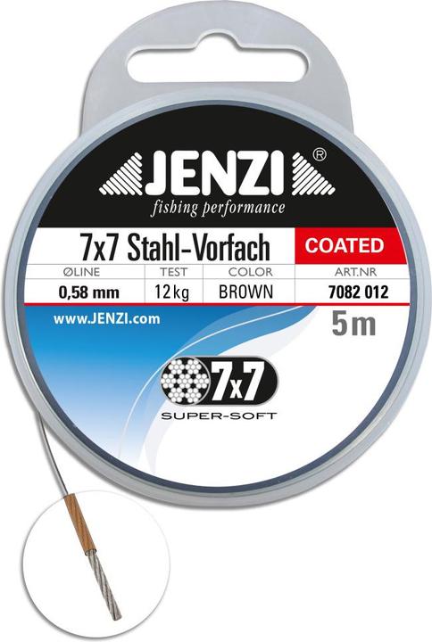 Produktbild Jenzi Stahlvorfach 7x7 dünn ummantelt (12 kg)