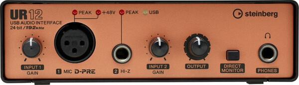 Actual product image Steinberg UR12 USB Audio Interface with iPad support (black) (48431) (USB)