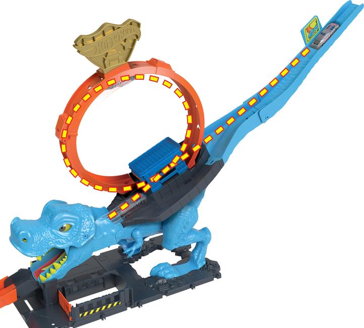 Actual product image Hot Wheels HW City T-Rex Chomp Down TVD