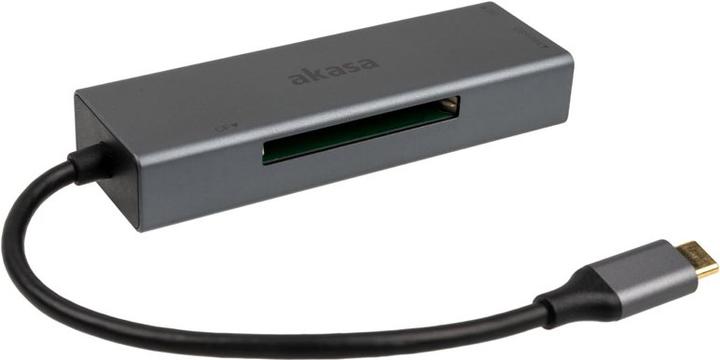 Produktbild Akasa USB 3.2 Gen1 Type-C 3-in-1 Card Reader (USB 2.0)