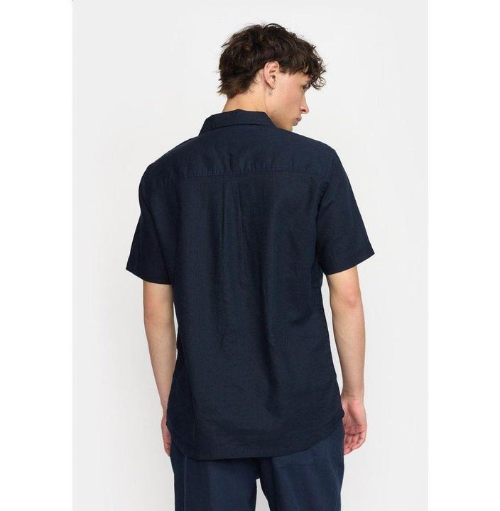 Actual product image Revolution Short-Sleeved Cuban Linen Shirt (S)