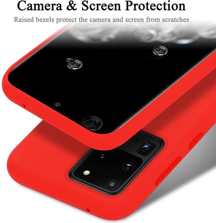 Actual product image Cadorabo TPU Liquid Silicone Case Cover (Samsung Galaxy S20 Ultra)