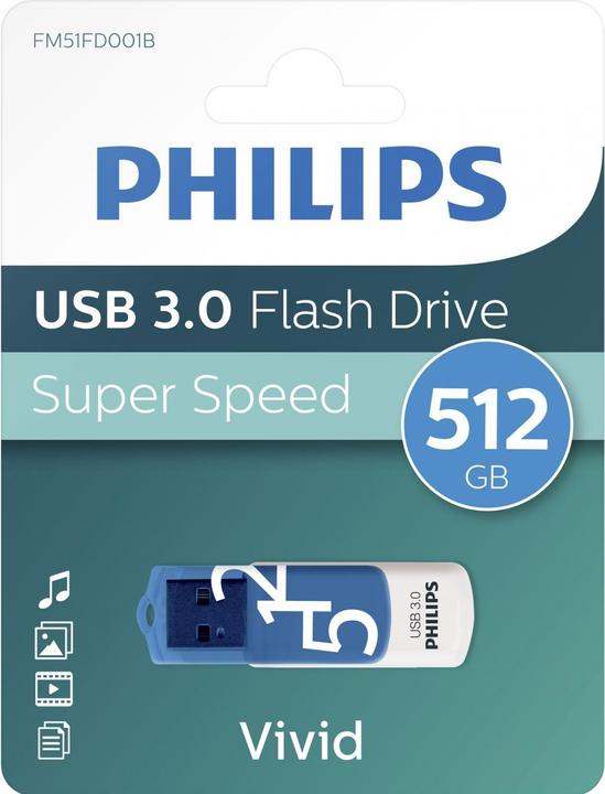Image du produit Philips Vivid Edition (512 Go, USB 3.0)