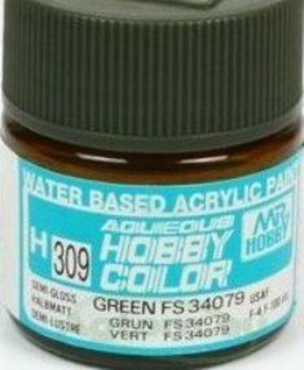 Image du produit Mr.Hobby Mr Hobby -Gunze Aqueous Hobby Colors (10 ml) Green FS 34079