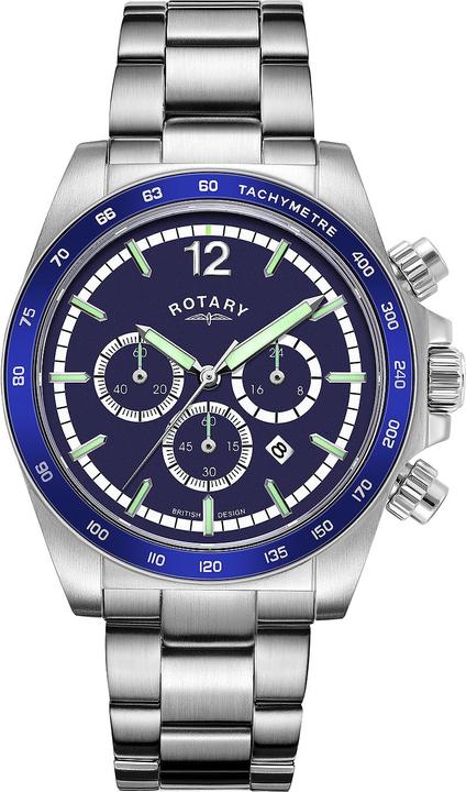 Produktbild Rotary GB05440/05 Henley Chronograph 41mm 10ATM (Chronograph, 41 mm)