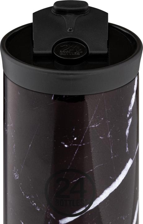 Actual product image 24 Bottles Thermo mug Travel Tumbler 0.35 l Black Marble