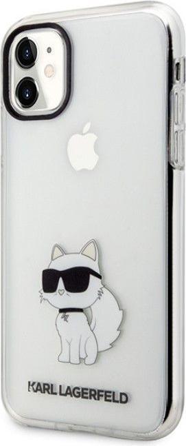 Immagine prodotto Karl Lagerfeld KLHCN61HNCHTCT Custodia rigida trasparente per iPhone 11 / Xr 6.1" Ikonik Choupette (Apple iPhone 11)