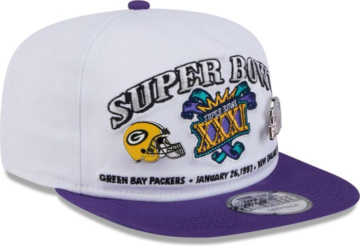 Produktbild New Era Golfer Cap - Super Bowl Xxxi Pin Packers Patriots (One Size)