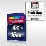 Actual product image Transcend SDHC 200x (16 GB, SDHC, U1, UHS-I)