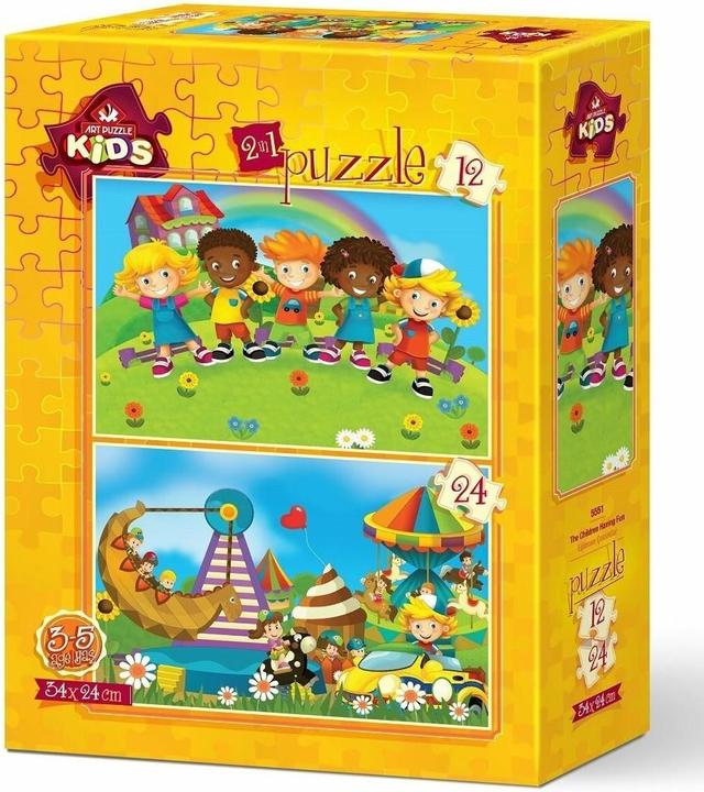 Immagine prodotto Heidi Cheese Line HeiDi Art Puzzle 12+24 pezzi. XL 5551 I bambini si divertono (12 pezzi)
