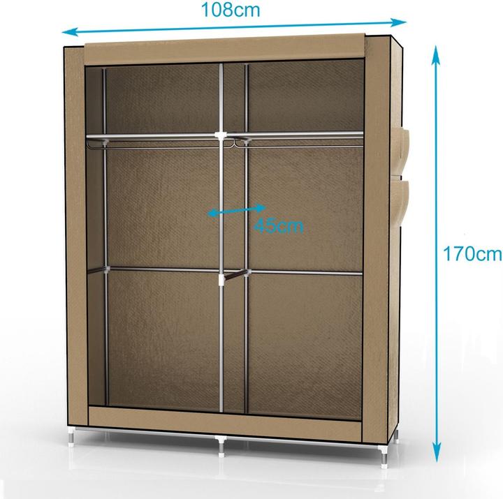 Image du produit Intirilife Armoire (108 x 45 x 170 cm)
