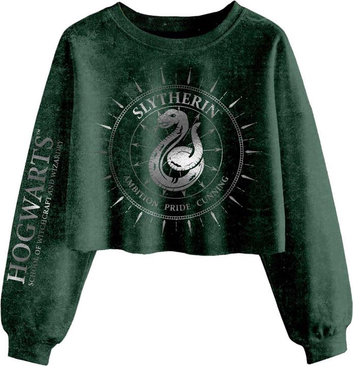 Slytherin Constellation Kurzes Sweatshirt