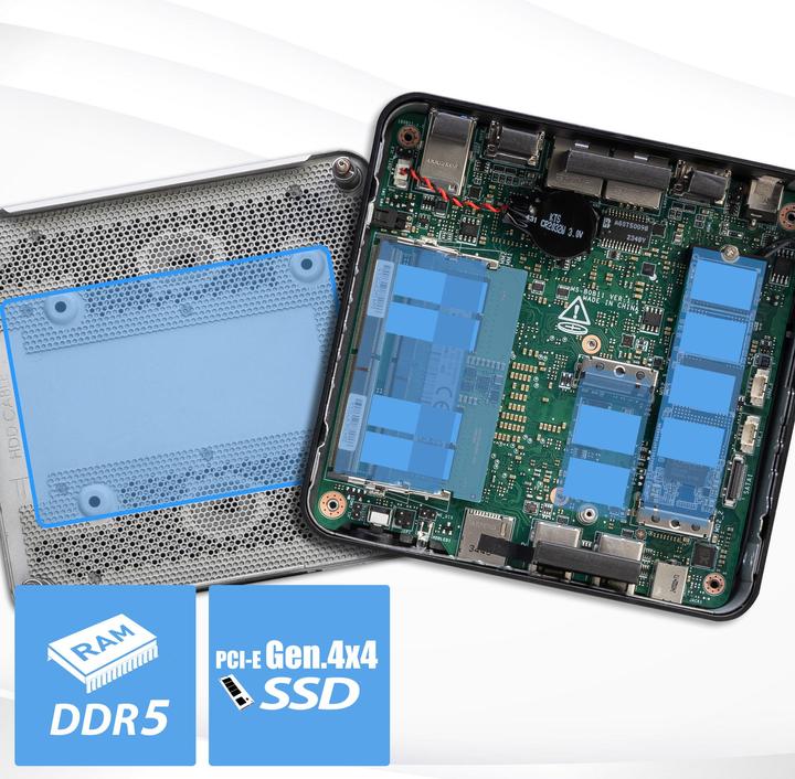 Image du produit MSI Cubi NUC 1MG (Sans système d'exploitation) (Intel Core 7 150U, 16 Go, 512 Go, Intel UHD Graphics)