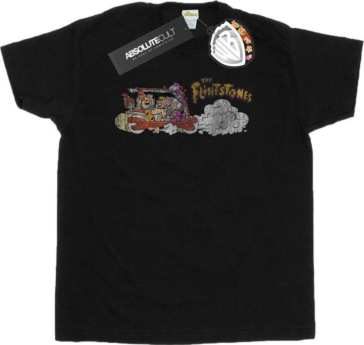 Produktbild The Flintstones Family Car Distressed TShirt (M)