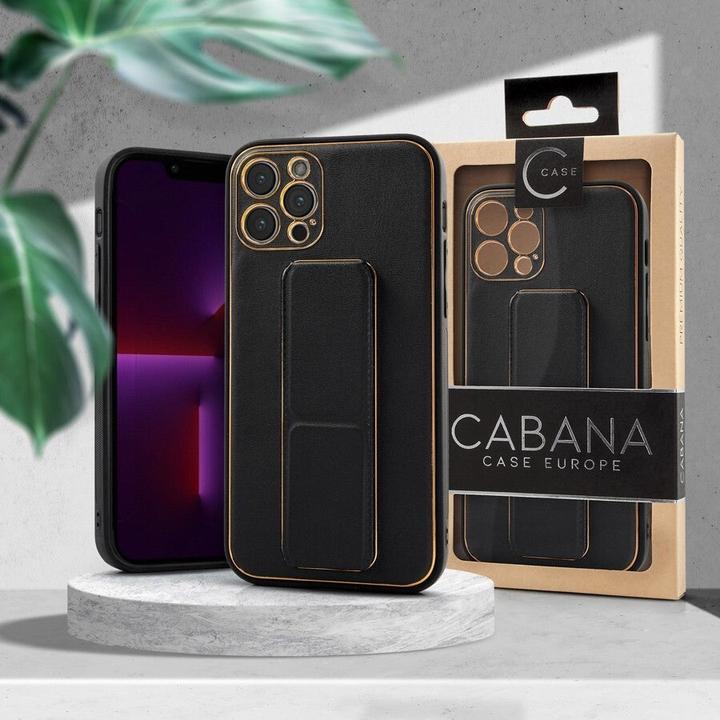 Immagine prodotto Cabana Custodia iPhone 13 Pro - Custodia rigida protettiva Luxury Black No.10 Made in Europe Handmade (Apple iPhone 13 Pro)